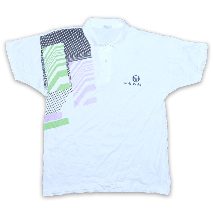 Vintage Sergio Tacchini Polo Large - Double Double Vintage