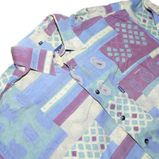 Vintage Pattern Shirt XLarge - Double Double Vintage