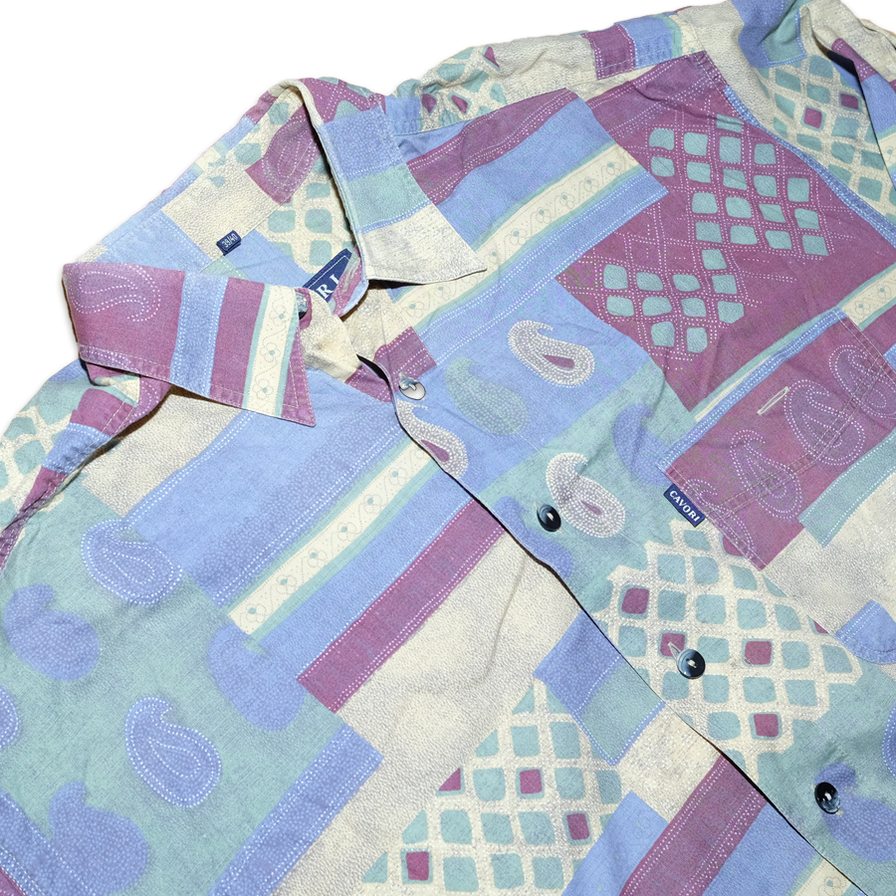 Vintage Pattern Shirt XLarge - Double Double Vintage