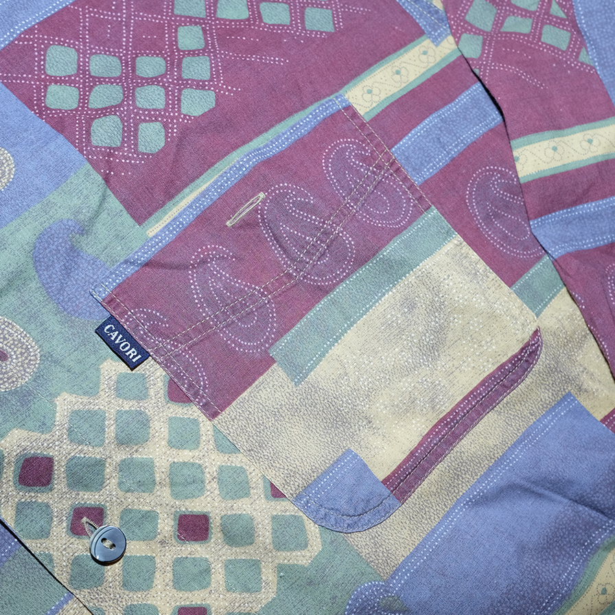 Vintage Pattern Shirt XLarge - Double Double Vintage