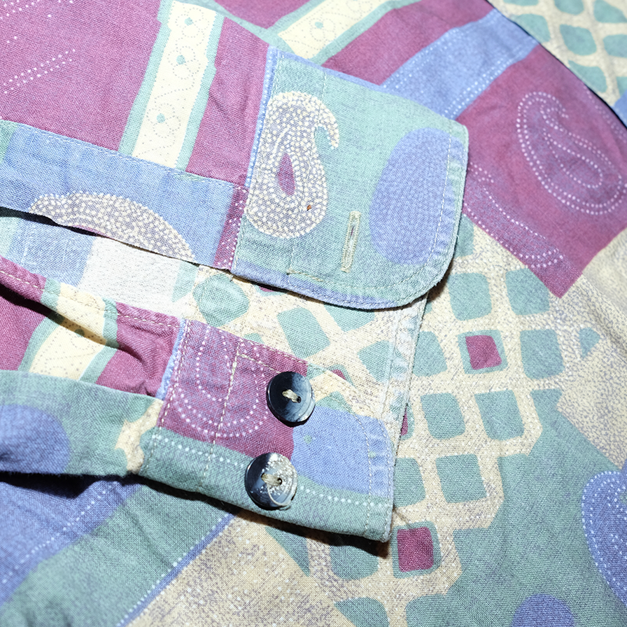 Vintage Pattern Shirt XLarge - Double Double Vintage