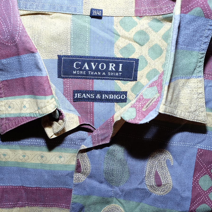 Vintage Pattern Shirt XLarge - Double Double Vintage