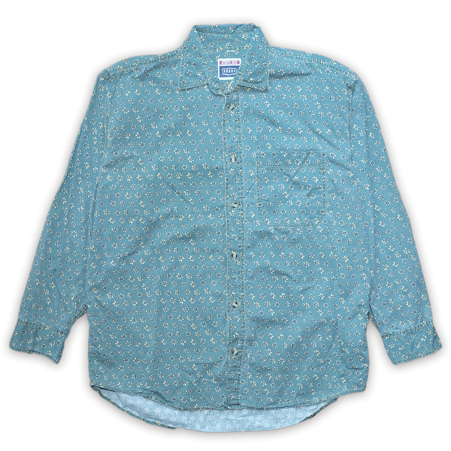 Vintage Pattern Shirt Large - Double Double Vintage