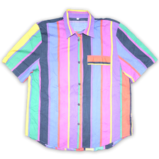 Vintage Vertical Stripe Shirt Medium / Large - Double Double Vintage