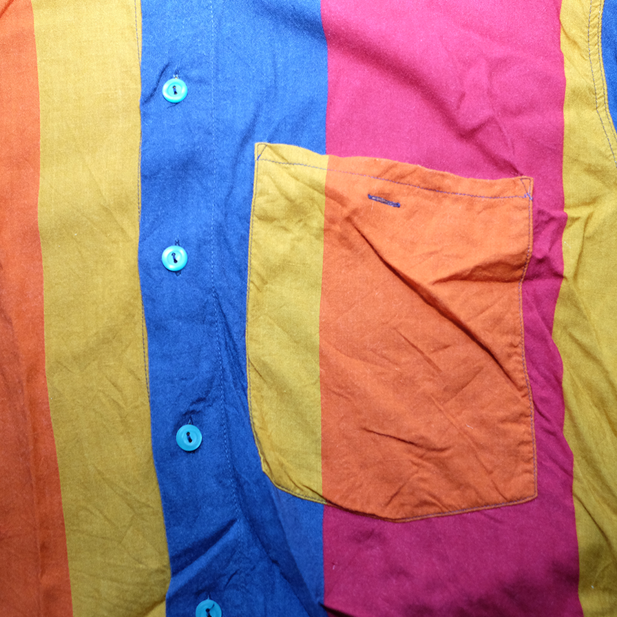 Vintage Stripe Shirt Large - Double Double Vintage
