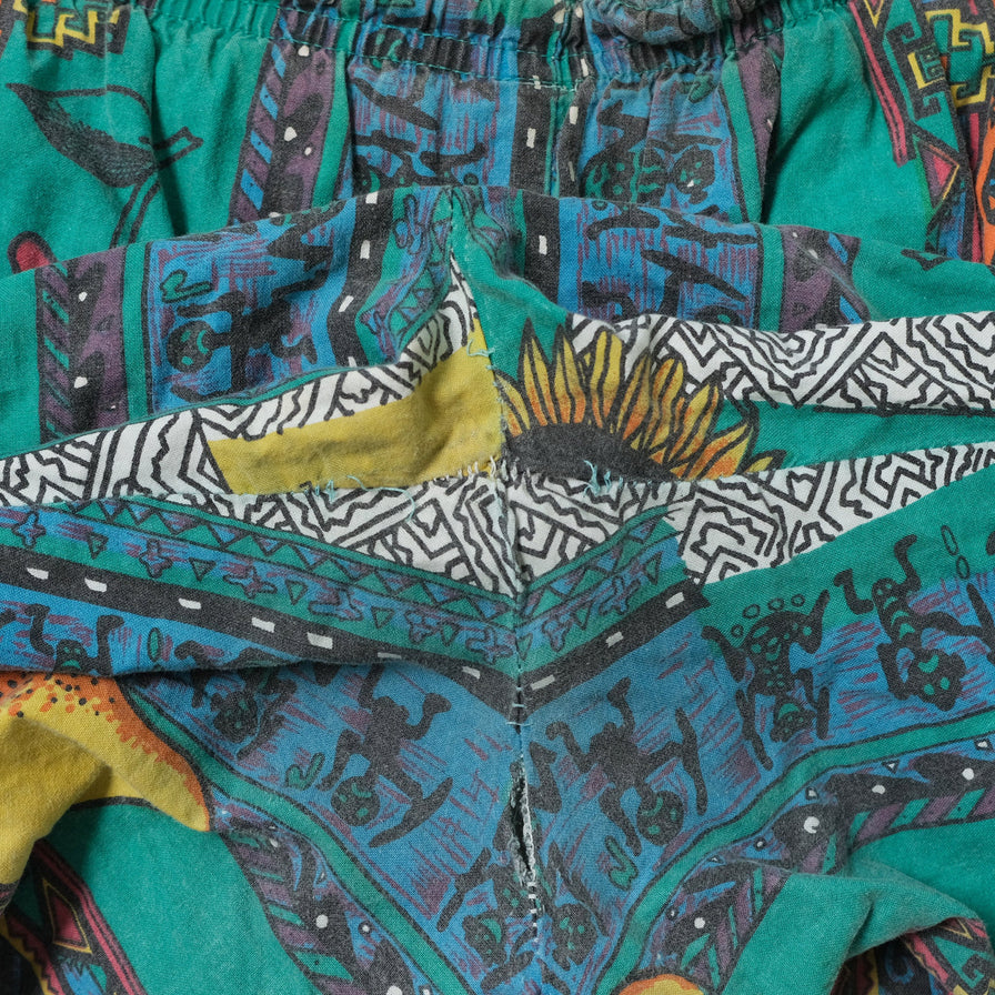 Vintage Pattern Shorts Large / XLarge