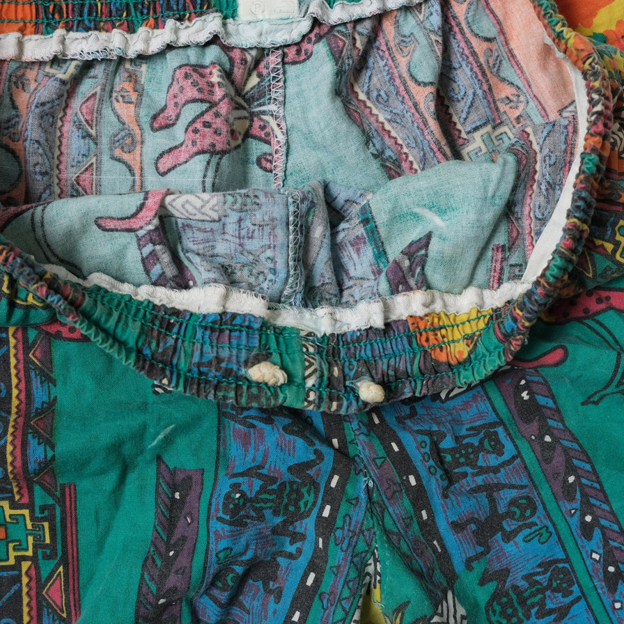 Vintage Pattern Shorts Large / XLarge