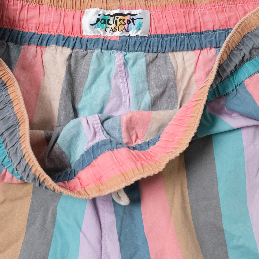 Vintage Striped Shorts XLarge