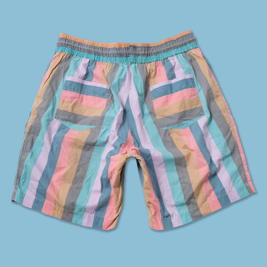 Vintage Striped Shorts XLarge
