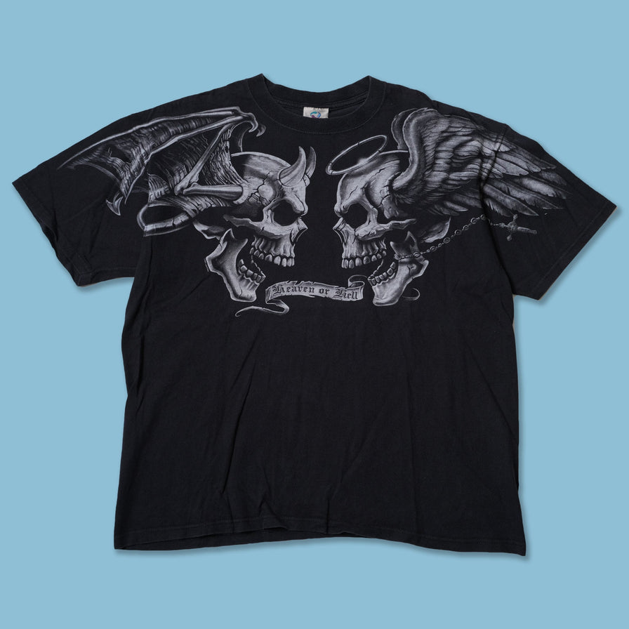 Vintage Liquid Blue Heaven or Hell T-Shirt Large