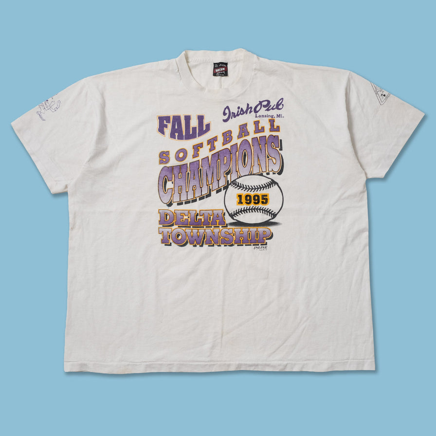 Vintage 1995 Softball Champions T-Shirt XLarge