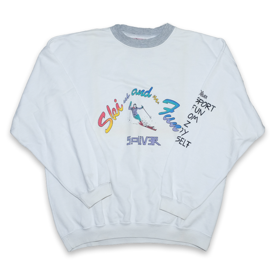Vintage Ski Sweater Large - Double Double Vintage