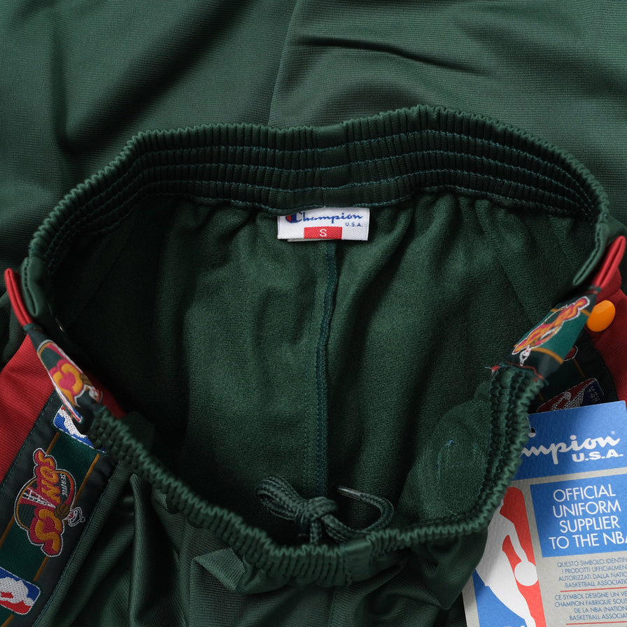 Vintage Deadstock Champion Seattle Supersonics Track Pants Small