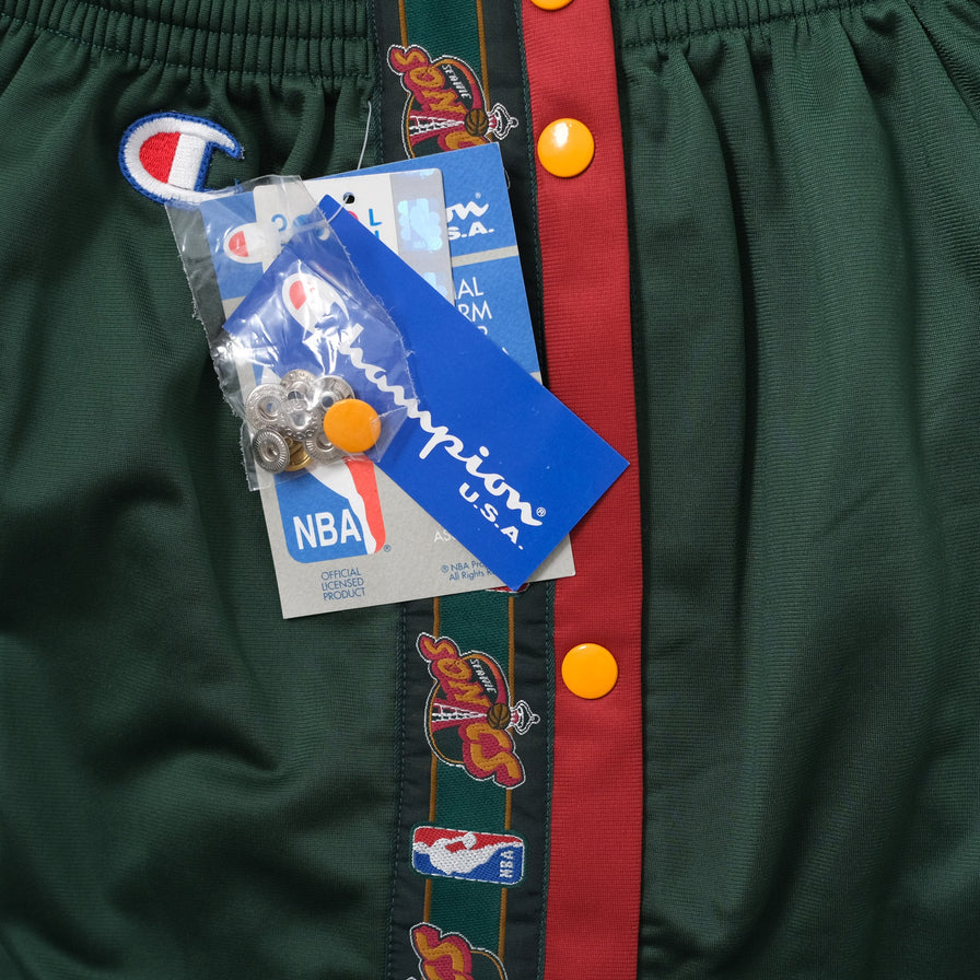 Vintage Deadstock Champion Seattle Supersonics Track Pants Small