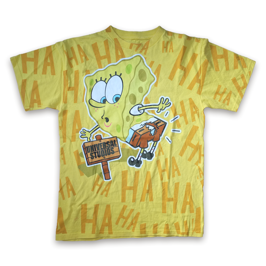 Spongebob Squarepants T-Shirt Large / XLarge - Double Double Vintage