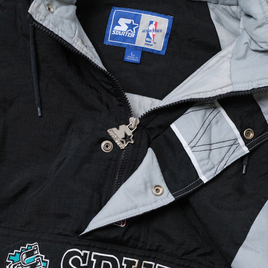 Vintage Starter San Antonio Spurs Anorak Medium / Large