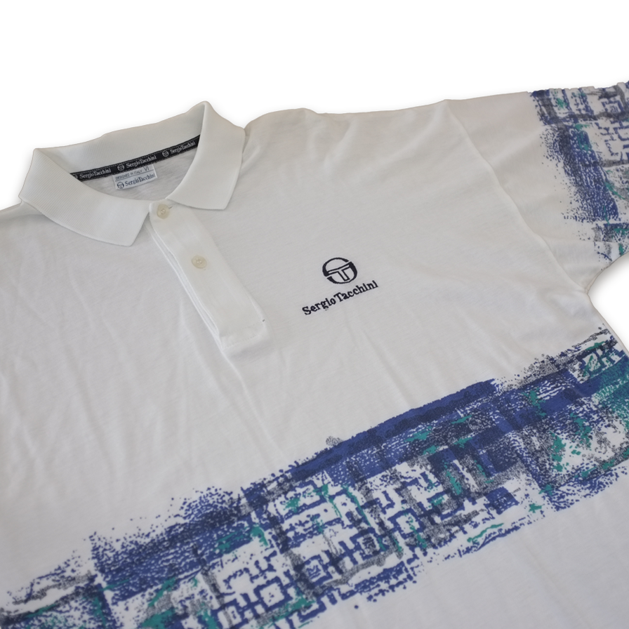 Sergio Tacchini Polo Large / XLarge - Double Double Vintage
