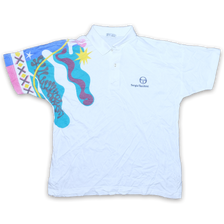 Vintage Sergio Tacchini Polo Medium / Large - Double Double Vintage