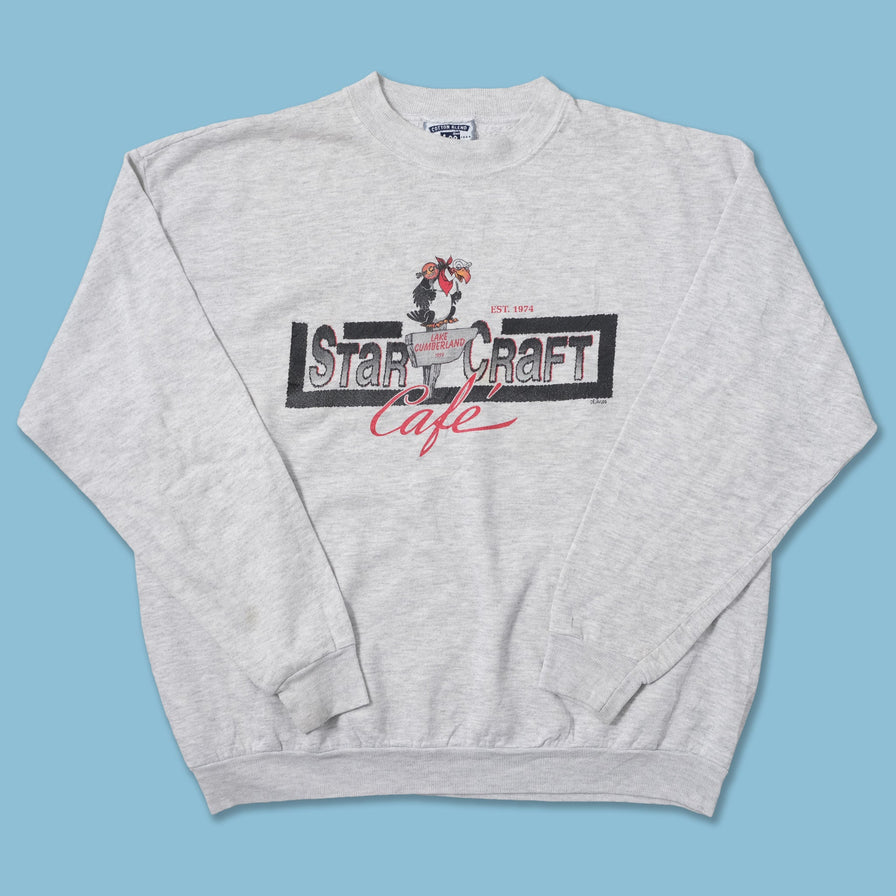 Vintage Star Craft Cafe Sweater Large