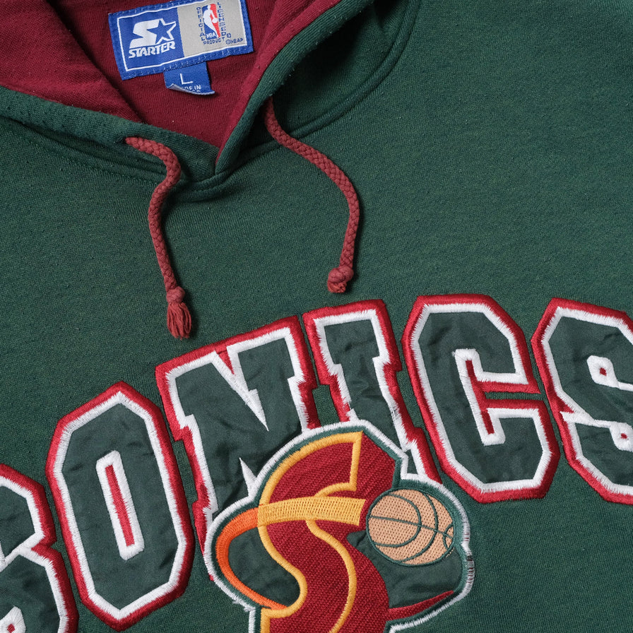 Vintage Starter Seattle Supersonics Hoody Large