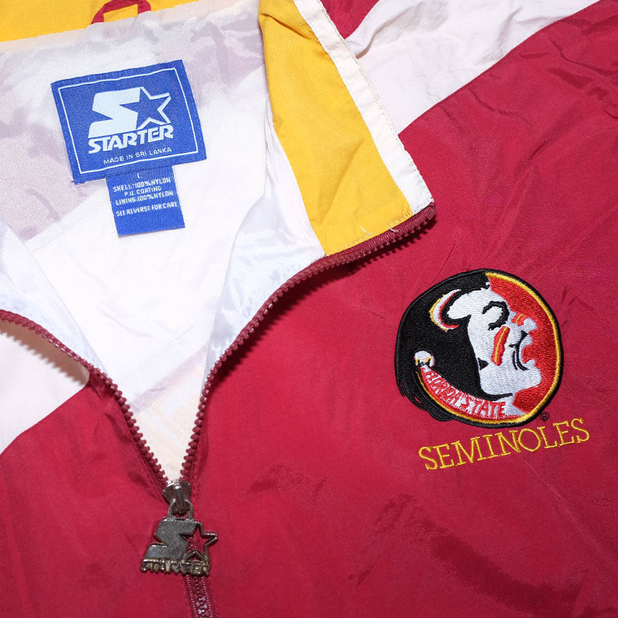 Vintage Starter Florida State Seminoles Track Jacket Large - Double Double Vintage