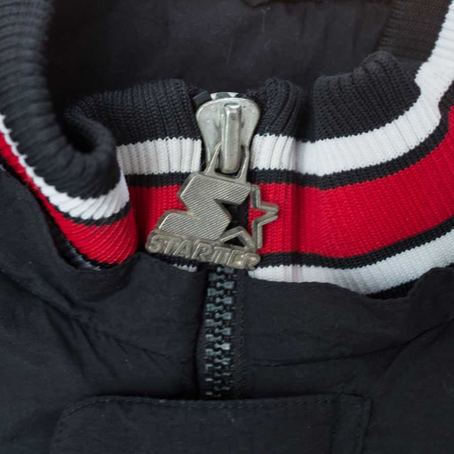 Starter Chicago Bulls Half Zip Anorak Large - Double Double Vintage