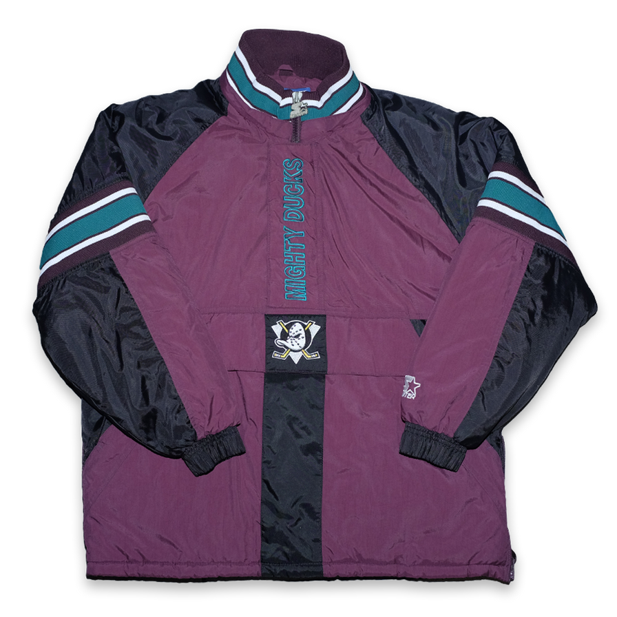 Vintage Starter Mighty Ducks Anorak Medium - Double Double Vintage