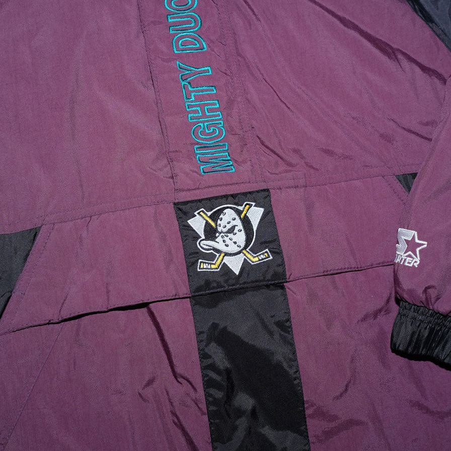 Vintage Starter Mighty Ducks Anorak Medium - Double Double Vintage
