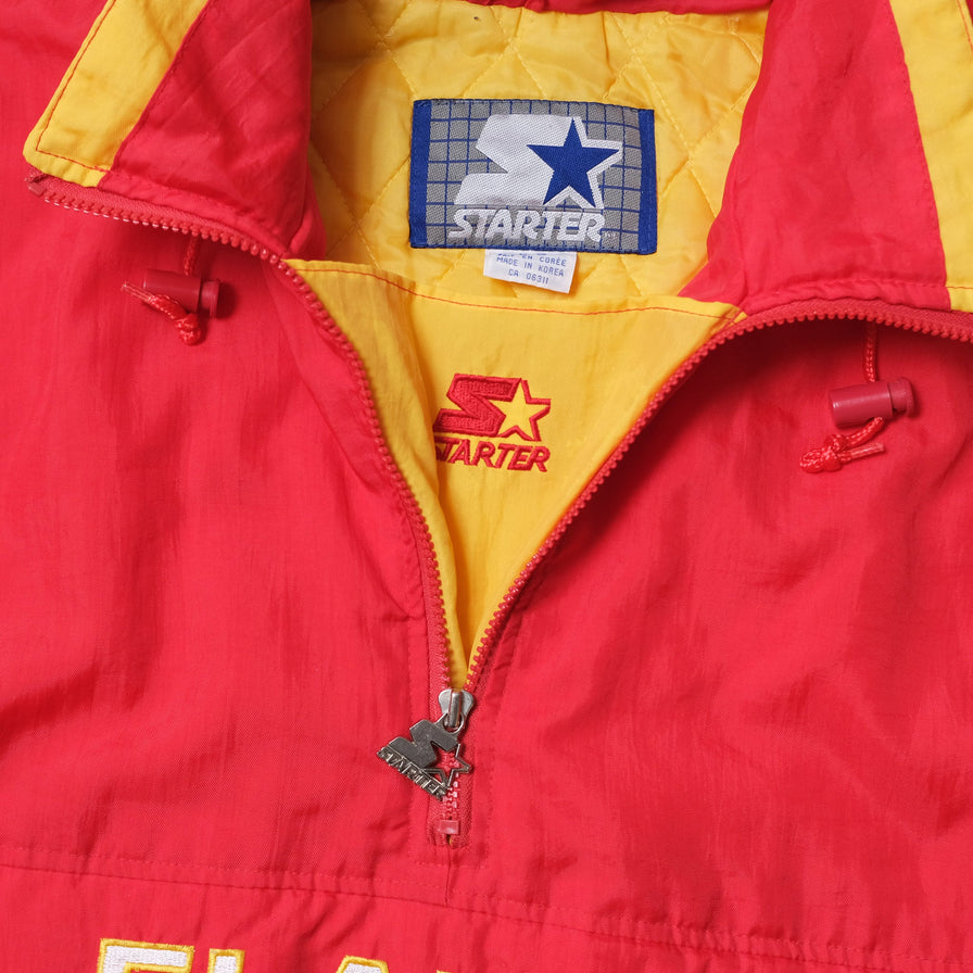 Vintage Starter Calgary Flames Anorak Large