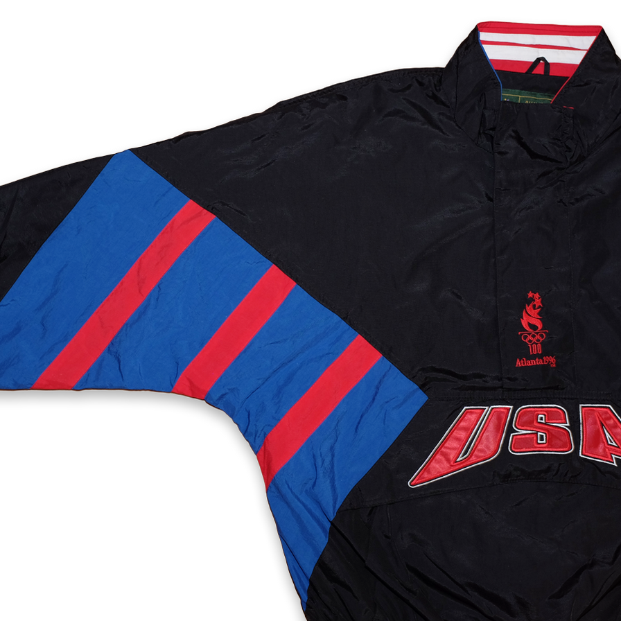 Vintage Starter Olympic Games 96 USA Windbreaker XLarge - Double Double Vintage
