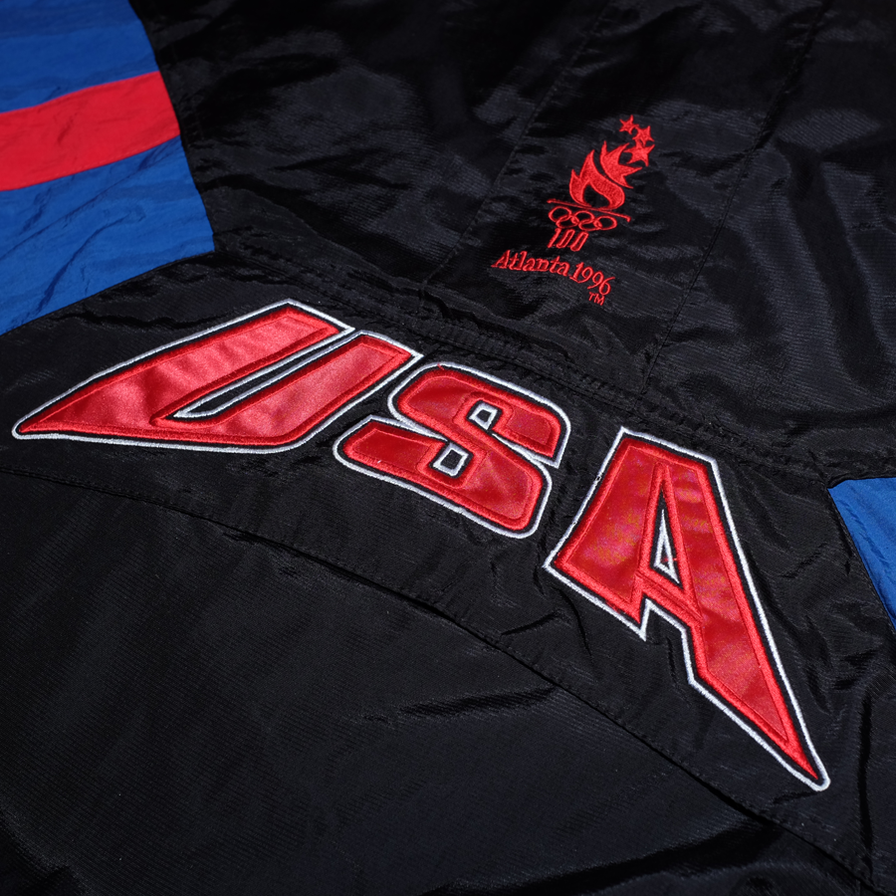 Vintage Starter Olympic Games 96 USA Windbreaker XLarge - Double Double Vintage