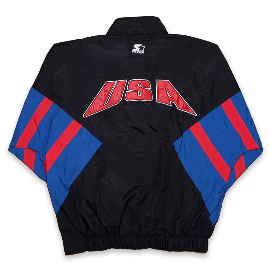 Vintage Starter Olympic Games 96 USA Windbreaker XLarge - Double Double Vintage
