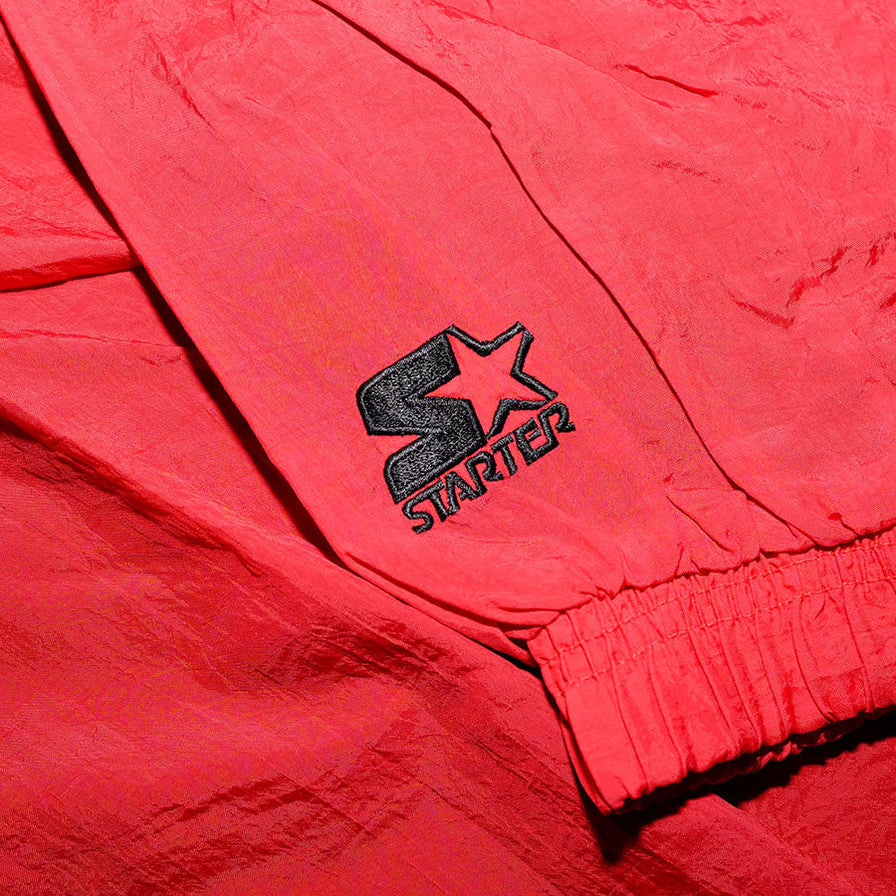 Vintage Starter Half Zip Windbreaker Large - Double Double Vintage