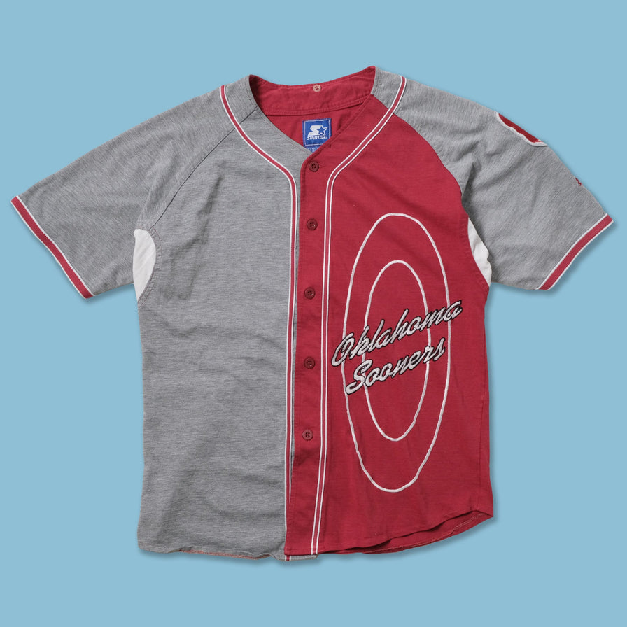 Vintage Starter Oklahoma Sooners Baseball Jersey Medium