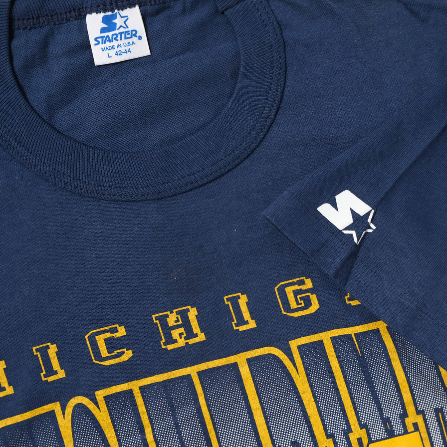 Vintage Deadstock 1990 Starter Michigan Wolverines T-Shirt Large