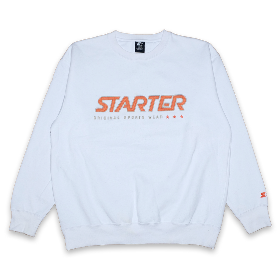 Vintage Starter Logo Sweatshirt Large - Double Double Vintage