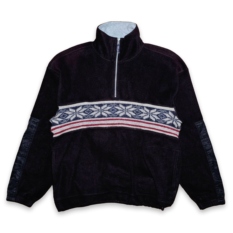 Vintage State of Art Half Zip Fleece Large - Double Double Vintage