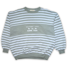 Vintage Stripe Marine Team Crewneck Large - Double Double Vintage