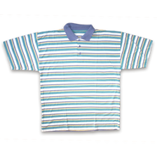 Vintage Stripe Polo Large - Double Double Vintage