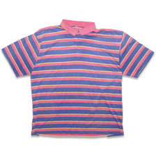 Vintage Stripe Polo XLarge - Double Double Vintage