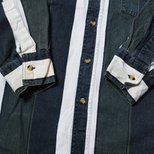 Vintage Vertical Striped Shirt Small