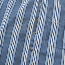 Vintage Vertical Striped Shirt XLarge