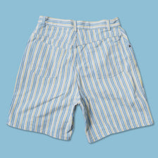 Vintage Striped Denim Shorts Size 30