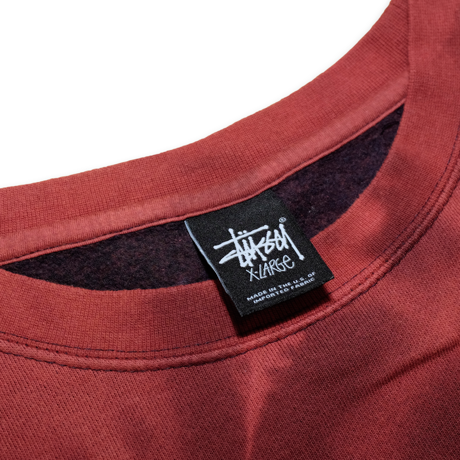 Stussy Tribe Crewneck Bleach XLarge - Double Double Vintage