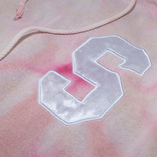 Stussy S Logo Hoody Bleach XLarge - Double Double Vintage