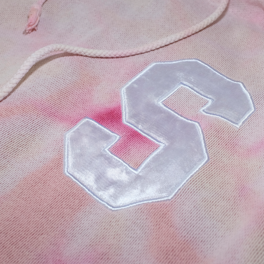 Stussy S Logo Hoody Bleach XLarge - Double Double Vintage