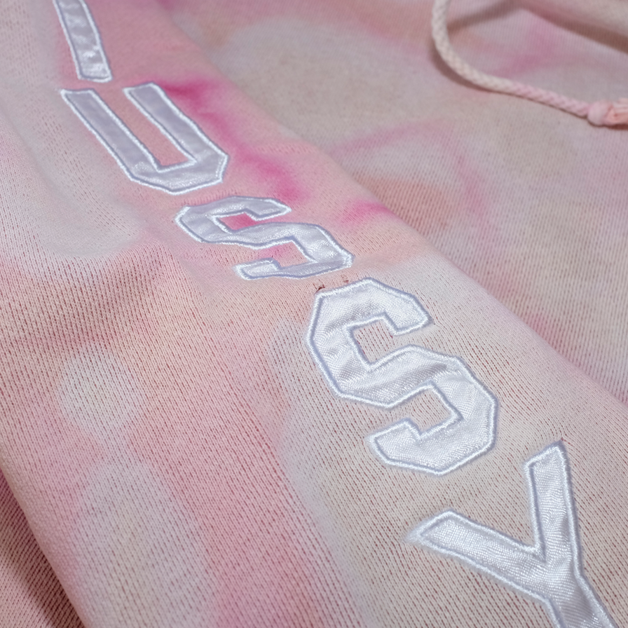 Stussy S Logo Hoody Bleach XLarge - Double Double Vintage