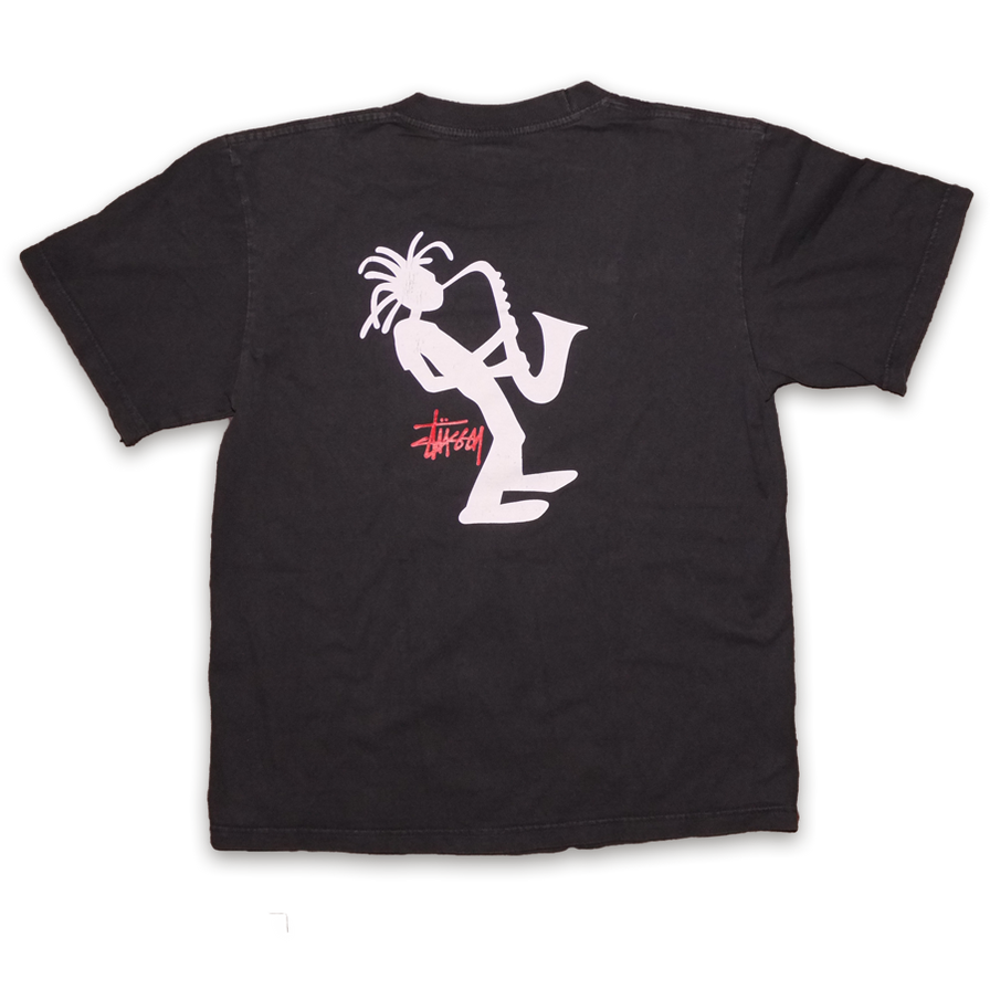 Vintage Stussy Saxophon T-Shirt Small - Double Double Vintage