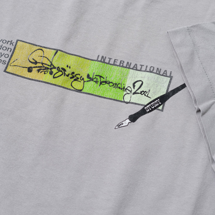 Vintage 2001 Stussy Skateboarding T-Shirt Medium