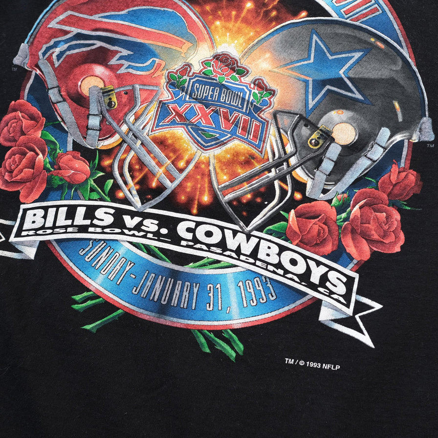 Vintage 1993 Super Bowl T-Shirt Medium